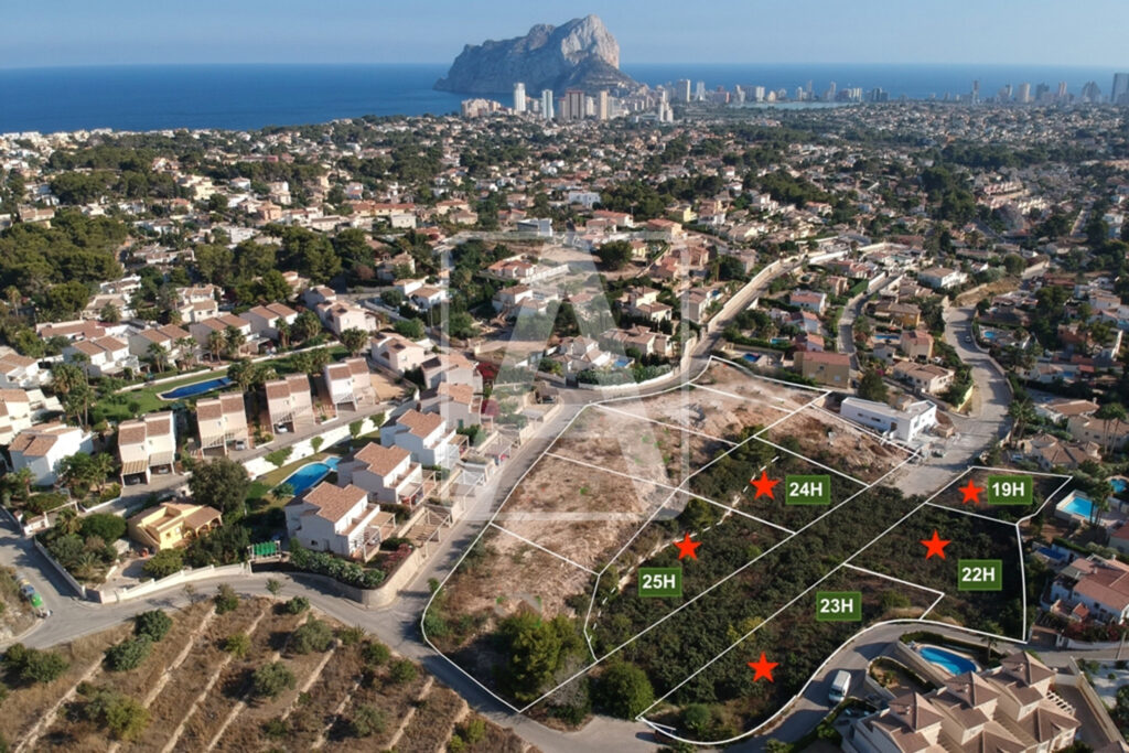 plot for sale in Calpe