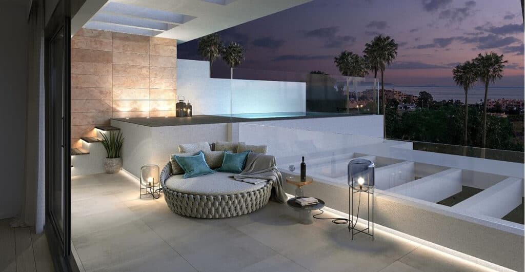 Penthouse for sale in New Golden Mile Málaga